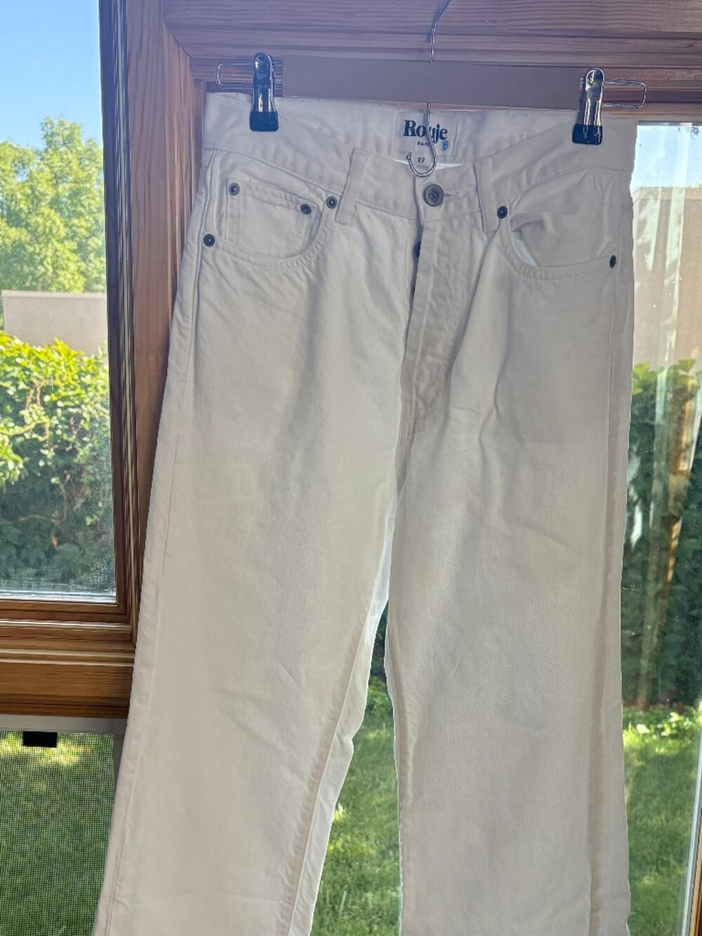 Rouje White Relaxed Women’s Jeans
